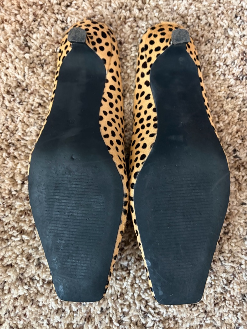 Matisse Cheetah Print Square-Toe Kitten Heel Mule - Picture 5 of 5